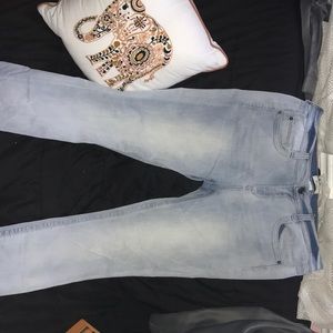 size 15 skinny fit light jeans